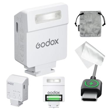Imagem de Godox Im22 Flash Compacto GN10, 470mAh, USB-C, 440 Disparos, Recarga 3s, 5 Níveis de Potência