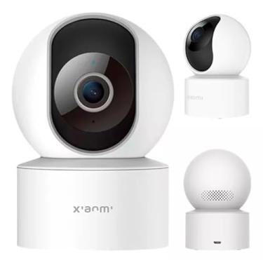 Imagem de Smart Câmera de Segurança C200 Xi.aomi, 1080p HD, Wi-Fi, Visão Noturna, Ângulo 125°, Branco