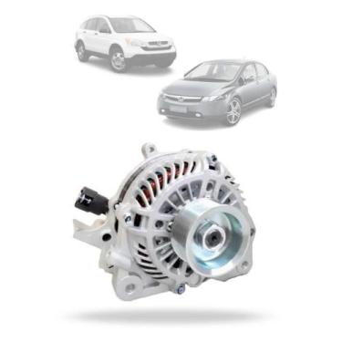 Imagem de Alternador Honda New Civic, Honda Crv, Civic Flex 120a 12v 2006 - 2012