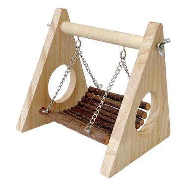 Imagem de IEUDNS Brinquedo de Balanço para Hamster, Brinquedo de Exercício para Chinchila, Rato, Gerbilo, Hamster Anão