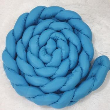 Imagem de Trança Protetora De Mini Berço De Bebê 2,50m - Lisas - Carinha de Anjo