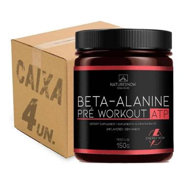 Imagem de Kit 4X Beta Alanine Alanina Prã Treino Natures Now Sem Sabor