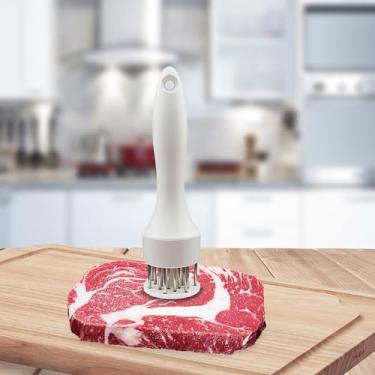 Imagem de Conjunto de picador de alho, espremedor de alho verde com descascador de silicone e escova de limpeza para uso na cozinha