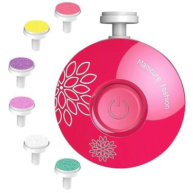 Imagem de Lixa Aparador De Unha Bebe Criança Adulto Eletrico Seguro Portatil Compacto Polimento Silencioso