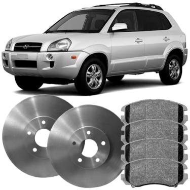 Imagem de Kit Pastilha Disco Dianteiro Ventilado Tucson 2005 a 2010