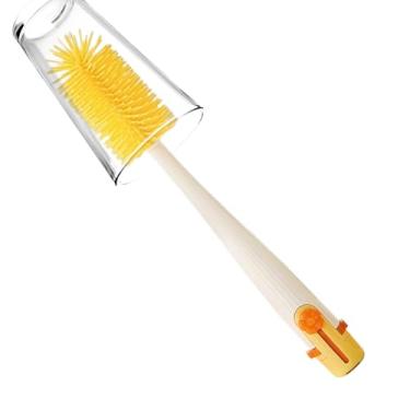 Imagem de Escova de mamadeira, escova de detalhes para limpeza de tampa de copo - Ferramentas multifuncionais para fendas, ranhuras, espremedores de mamilo, tampas, canudos, copos, coletor de leite materno