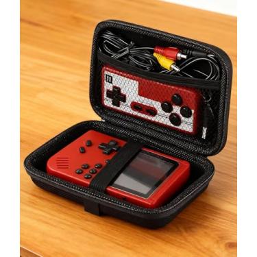 Imagem de Handheld Game Console Carrying Case, Earphone Storage Case, Travel Retro Mini Game Player Box