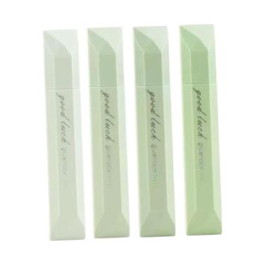 Imagem de Esquirla Conjunto de 4 rolos de fita adesiva multiuso para scrapbooking, artesanato, cola dupla face, ideal para arte, scrapbooking e trabalhos escolares, Verde