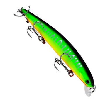 Imagem de Isca Jerk Bait | Iscas rígidas de afundamento lento, equipamento de em água salgada, ferramentas de peixe de reservatório, equipamento ao ar livre para truta robalo de água doce e salgada