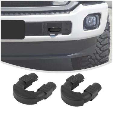 Imagem de Linskip Capa de gancho de reboque para Ford F250 F350 F450 F550 2008-2016, protetor de manga de gancho de borracha com padrão de bandeira para F250 F350 F450 F550 acessórios externos super resistentes