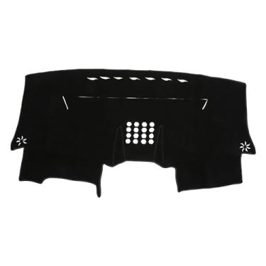 Imagem de VekAuto Capa de painel compatível com Toyota Prius 2004-2009, tapete de painel de painel preto de poliéster antiderrapante