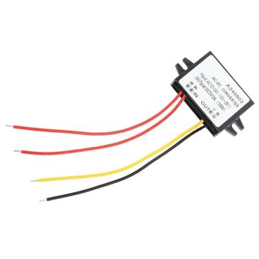Imagem de FTVOGUE Conversor DC 5V, Módulo de Fonte de Alimentação Redutor 3A AC para DC, Cabo de Saída de Conversores de Energia para Tela do Carro, Câmera de Monitor, Ventilador, Motor, Roteador, Com (2A)