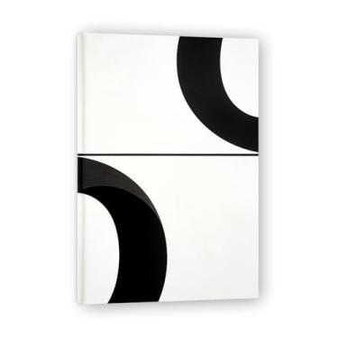 Imagem de Balanced QuietLienzo Minimalista: Serenidad Paleta Neutra Gran Área Vacía para Espacio Tranquilo27 x 105 cm Emoldurada