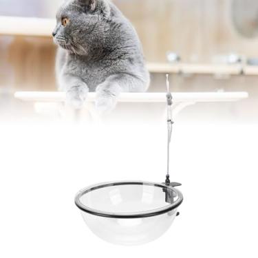 Imagem de Tnfeeon Rede Cama de Mesa Cat Design Afundado Economia Espaço Semi Circular Vários Desktops Substituição Acessórios Poleiro Observação árvore Trabalho Escritório Felino Em Casa