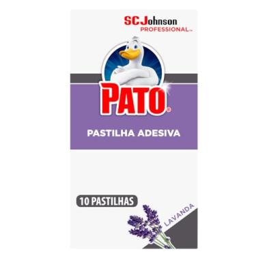 Imagem de Pato Desinfetante Pastilha Sanitária Adesiva Lavanda, 10 unidades