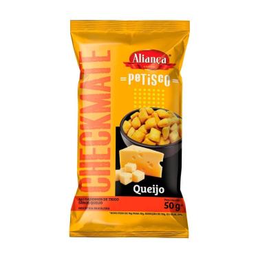 Imagem de Salgadinho de Trigo Aliança Checkmate Queijo 50g