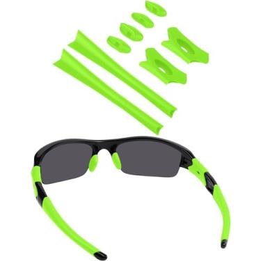 Imagem de BLAZERBUCK Kits de reposição de meias para óculos de sol Oakley Flak Jacket XLJ - Verde