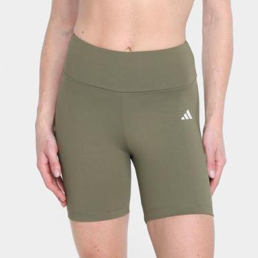 Imagem de Short Adidas Treino Básico Feminino, Verde, G