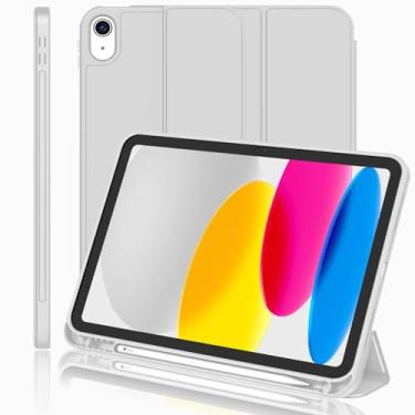 Imagem de Capa inteligente para iPad mini 7 A17 Pro 2024/iPad Mini 6 2021 8,3 polegadas iPad mini 7ª/6ª geração, capa traseira rígida para iPad mini 21.1 cm 7ª geração A2995/A2996/A2993/6ª geração A2567 A2568