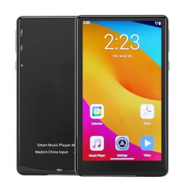 Imagem de Qinlorgo Leitor de MP3, Tela Sensível Ao Toque HD de 5,0 Polegadas Com 5.0, Armazenamento de 64 GB, Suporte para 11, Rádio FM WiFi, Gravação de Voz, Expansível até 256 GB (BLACK)