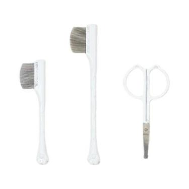 Imagem de Conjunto De Pentes Para Limpeza Facial De Cães E Gatos, Remoção De Man