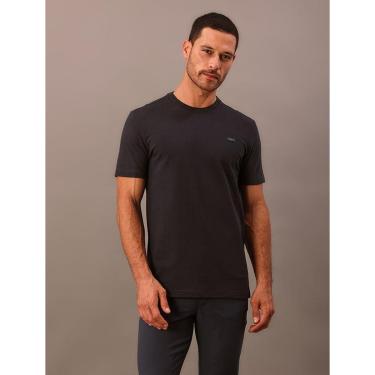 Imagem de Camiseta Masculina Piquet Patch Borracha Calvin Klein - Marinho-Masculino