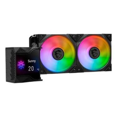 Imagem de Water Cooler MSI MPG Coreliquid D240, ARGB, 240mm, AMD/Intel, Preto - MPG CORELIQUID D240-Unissex