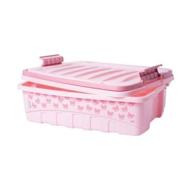 Imagem de Caixa Organizadora Grande Infantil Gran Box Com Alça E Trava 8,5 Litro