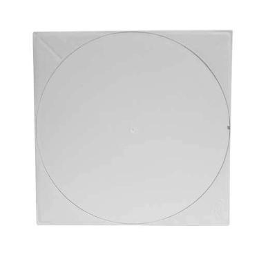 Imagem de Tampa para Caixa de Gordura 250mm Quadrada em Polipropileno Que Evita Vazamentos e Odores Branco Plastipan