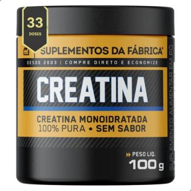 Imagem de Creatina Monohidratada 100% Pura Importada 100g Suplemento da Fabrica 