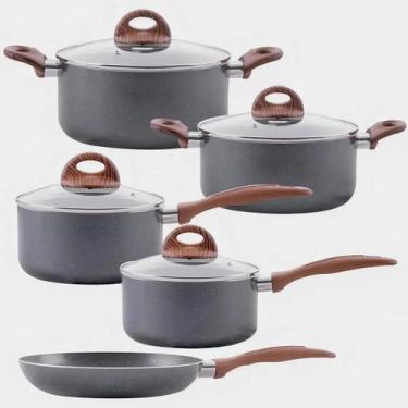 Imagem de Jogo de Panelas Brinox Ceramic Life Smart Plus  5 Peças com Indução