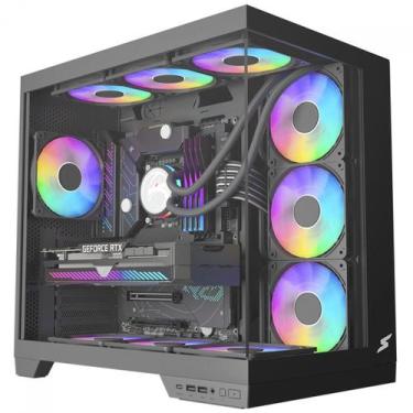 Imagem de Gabinete Gamer SuperFrame Vhagar, ATX, Preto