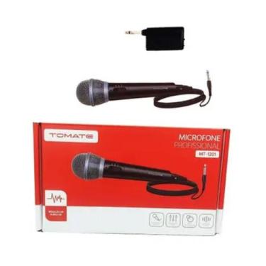 Imagem de Microfone Sem Fio 2 em 1 Tomate MT-1201 - Para Karaoke e Apresentações