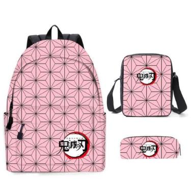 Imagem de Conjunto de mochilas Demons Slayers Kamados Nezukoss Satchel para cria