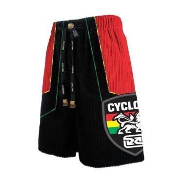 Imagem de (LANÇAMENTO) Bermuda Cyclone Veludo Recorte Vibrations, Preto, P