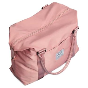 Imagem de Bolsas de viagem femininas, Weekender Carry on para mulheres, bolsa de ginástica esportiva, bolsa esportiva para treino, bolsa de ombro noturna adequada para laptop de 15,6 polegadas,