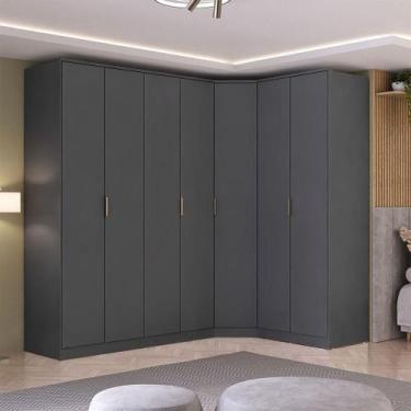 Imagem de Guarda Roupa 2,80m Modulado 7 Portas 4 Gavetas 100% MDF - Mambel Q, Gr