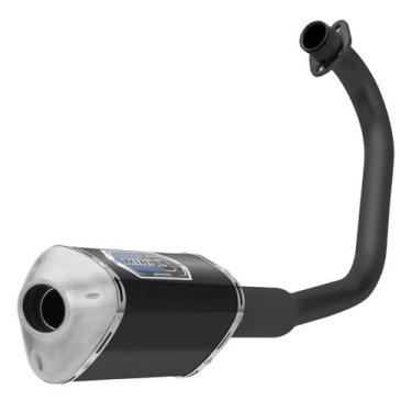 Imagem de Escapamento Pro Tork Mini 3 Titan Ks 125 Fan 2000 À 2008 Curva Preta, 