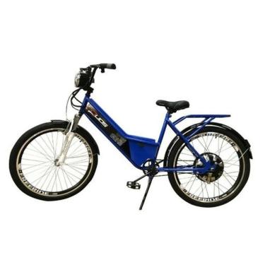 Imagem de Bicicleta Elétrica Confort 800W 48V 15AH Azul - Duos Bike