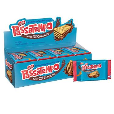 Imagem de Biscoito Passatempo Wafer Chocolate 20g c/28 - Nestlé