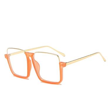 Imagem de Óculos de sol quadrados de luxo femininos masculinos moda oversize siamês óculos de sol femininos de armação grande uma peça óculos de proteção UV400,9, tamanho único