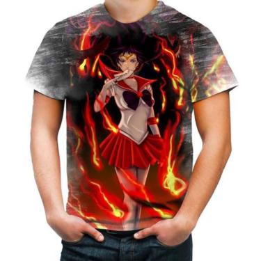 Imagem de Camiseta Camisa Rei Hino Sailor Mars Sailor Moon Art Hd 8 - Estilo Kra
