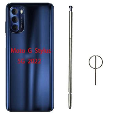 Imagem de Caneta Stylus azul crepúsculo para Moto G Stylus 2022 compatível com Motorola Moto G Stylus 5G 2022 Touch Stylus S caneta com pontas/pontas pinça