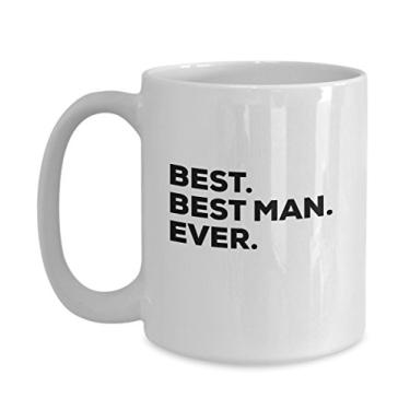 Imagem de Caneca Bestman - Best Man Ever - Presentes de Bestman - Presentes de casamento divertidos do noivo