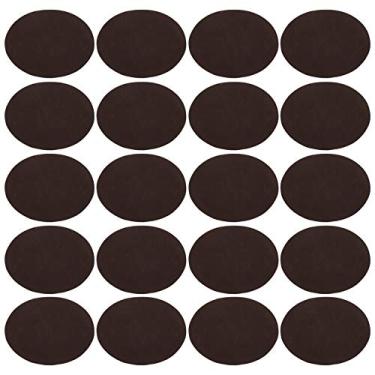 Imagem de Adesivos de ferro em flocagem, adesivos de decoração de roupas faça-você-mesmo, ferramentas de reparo de pano, 10 pares para decorar roupas (dez pares de marrom)
