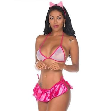 Imagem de Fantasia Conjunto Mini Gatinha Pimenta Sexy 3332