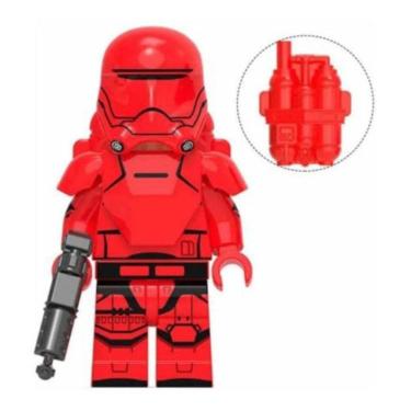Imagem de Boneco Blocos De Montar Mandalorian Sith Flame Trooper