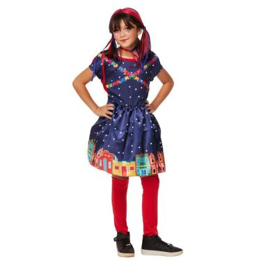 Imagem de Vestido Caipira Infantil Festa Junina Varias Cores