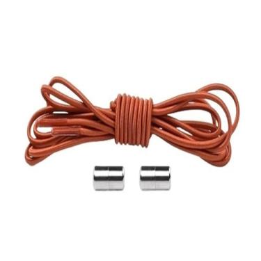 Imagem de No Tie Shoe Laces Shoes Round Shoelaces For Sneakers Rubber Elastic Laces Without Ties Kids Adult Shoe Lace Rubber Bands(Coffee)