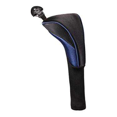 Imagem de YIJU Capa de cabeça de madeira de golfe respirável, antiderrapante, de de capas de cabeça de pescoço capa de taco, acessórios, Comprimento total 12 polegadas